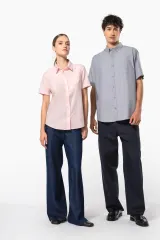 Camisa oxford manga corta hombre