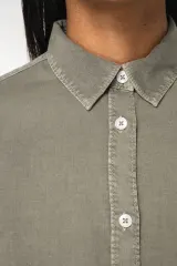 Camisa ecorresponsable efecto lavado mujer