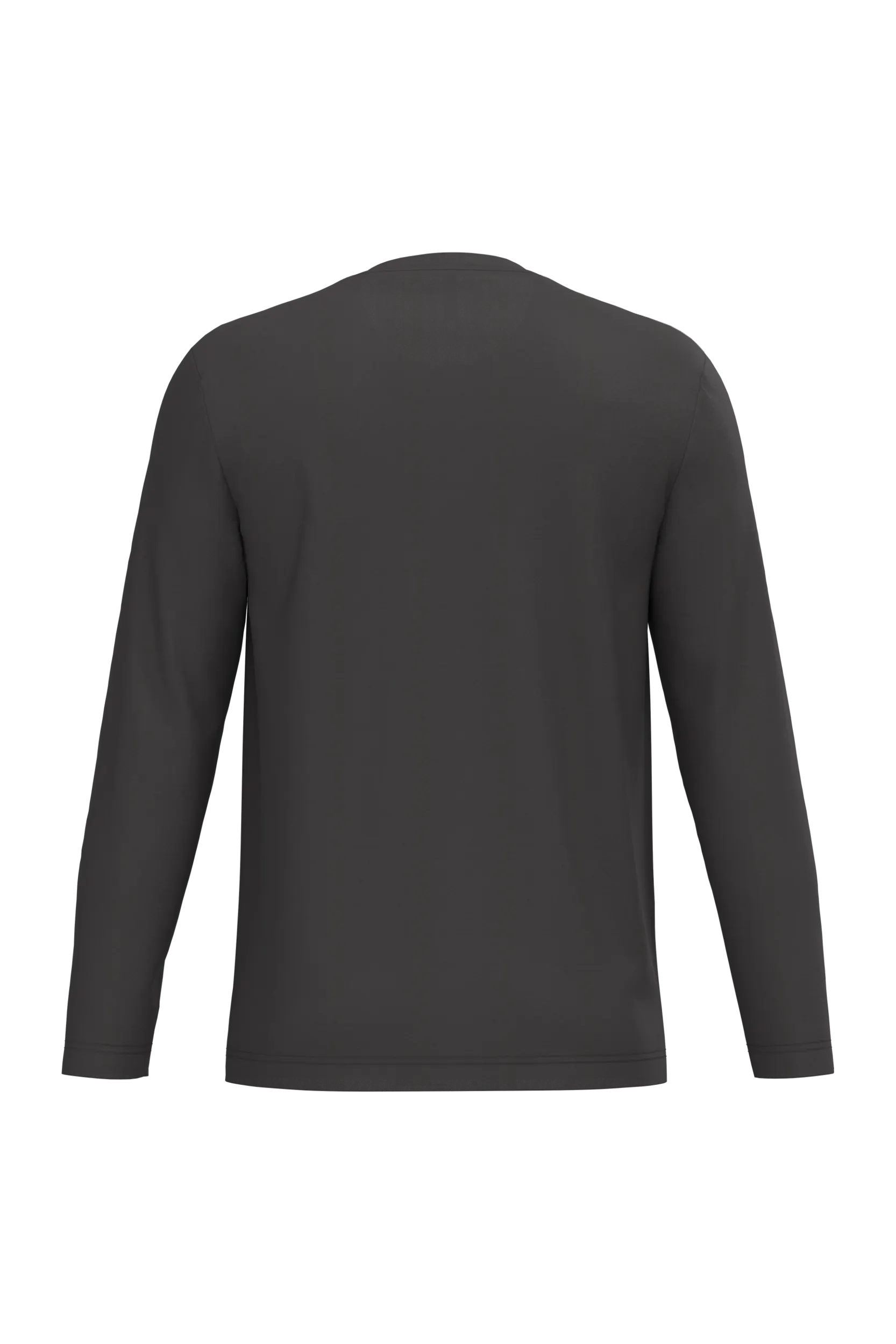 Camiseta maga larga y cuello redondo hombre