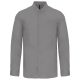 Camisa cuello mao manga larga hombre