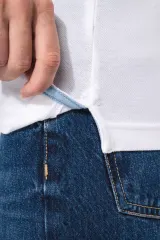 Polo de manga corta mujer