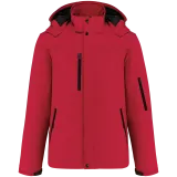 Parka softshell acolchada con capucha hombre