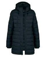 Parka ligera acolchada con capucha para mujer