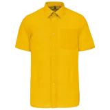 Camisa popelina de polialgodón manga corta de fácil cuidado hombre