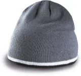 Gorro con tira bicolor contrastada