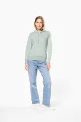 Sudadera capucha ecorresponsable mujer