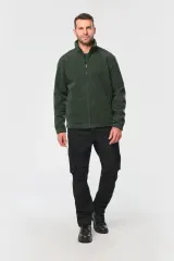 Chaqueta micropolar con cremallera hombre
