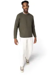Jersey ecorresponsable de punto grueso hombre