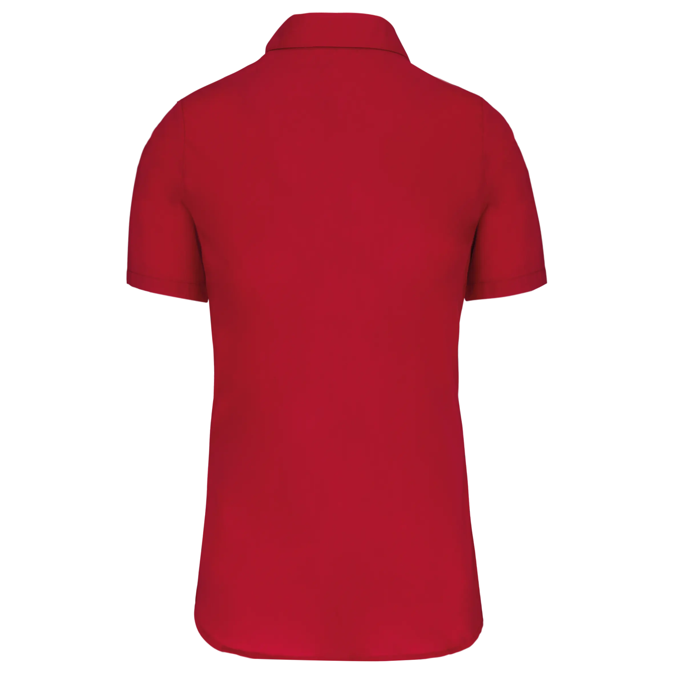 Camisa popelina manga corta mujer