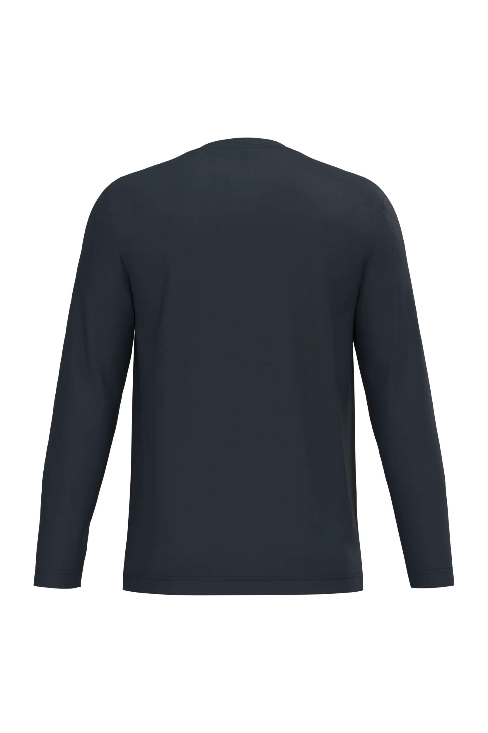 Camiseta maga larga y cuello redondo hombre