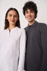 Polo punto piqué LSL mujer
