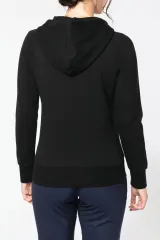 Chaqueta con cremallera y capucha mujer