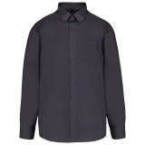 Camisa no-plancha manga larga hombre