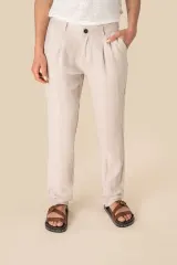 Pantalón de lino mujer