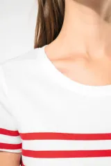 Camiseta marinera algodón orgánico mujer