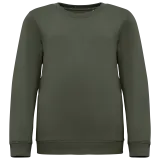 Sudadera ecorresponsable cuello redondo infantil