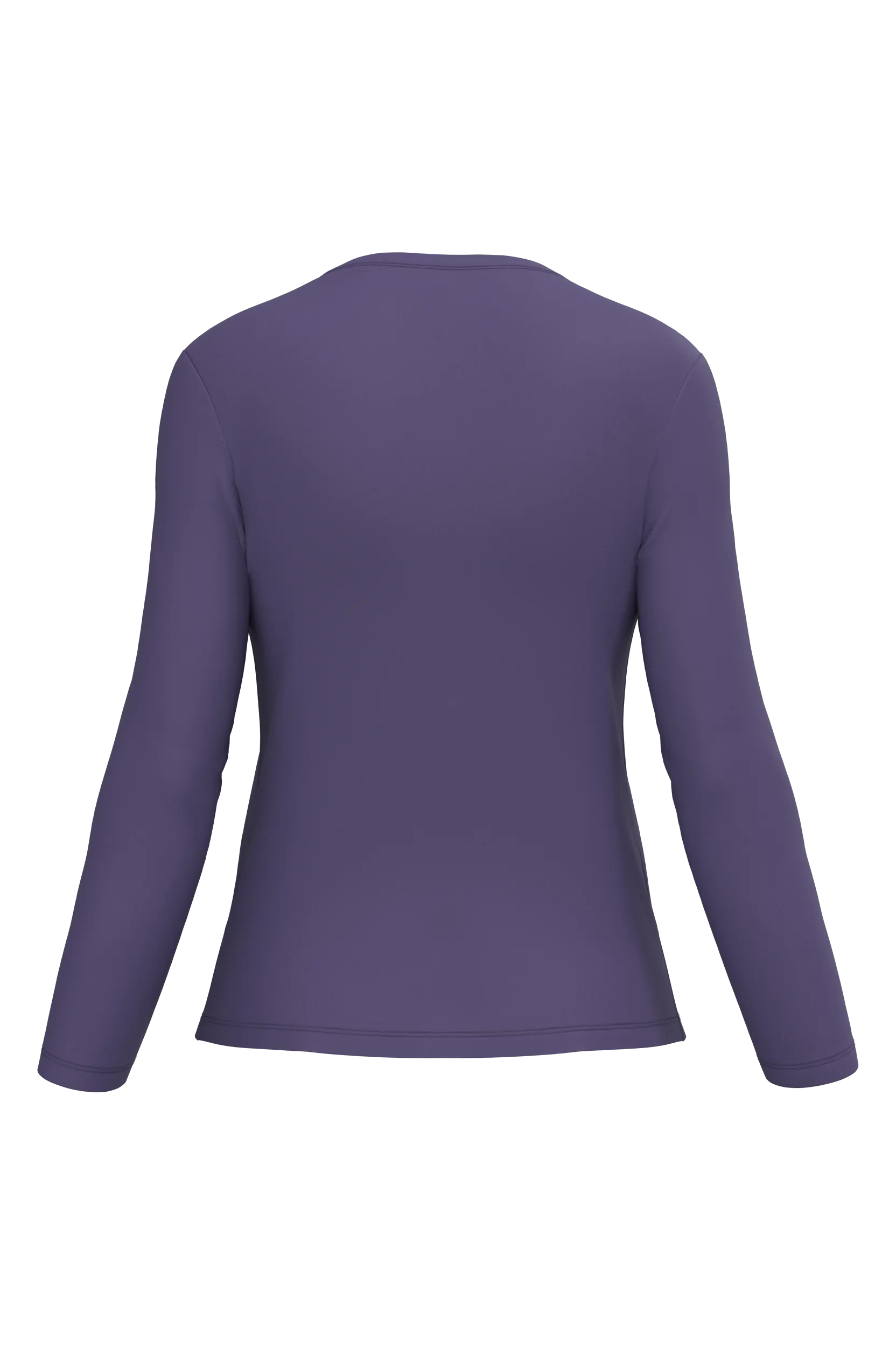 Camiseta manga larga y cuello redondo mujer