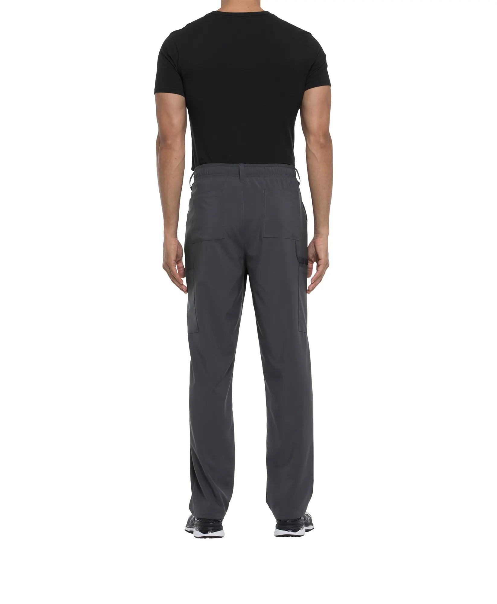 Pantalón con cordón de ajuste y tiro estándar hombre