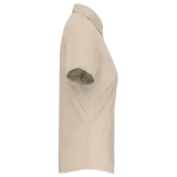Camisa popelina de polialgodón manga corta de fácil cuidado mujer