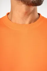 Sudadera cuello redondo reciclada unisex
