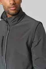 Chaqueta softshell con mangas amovibles unisex
