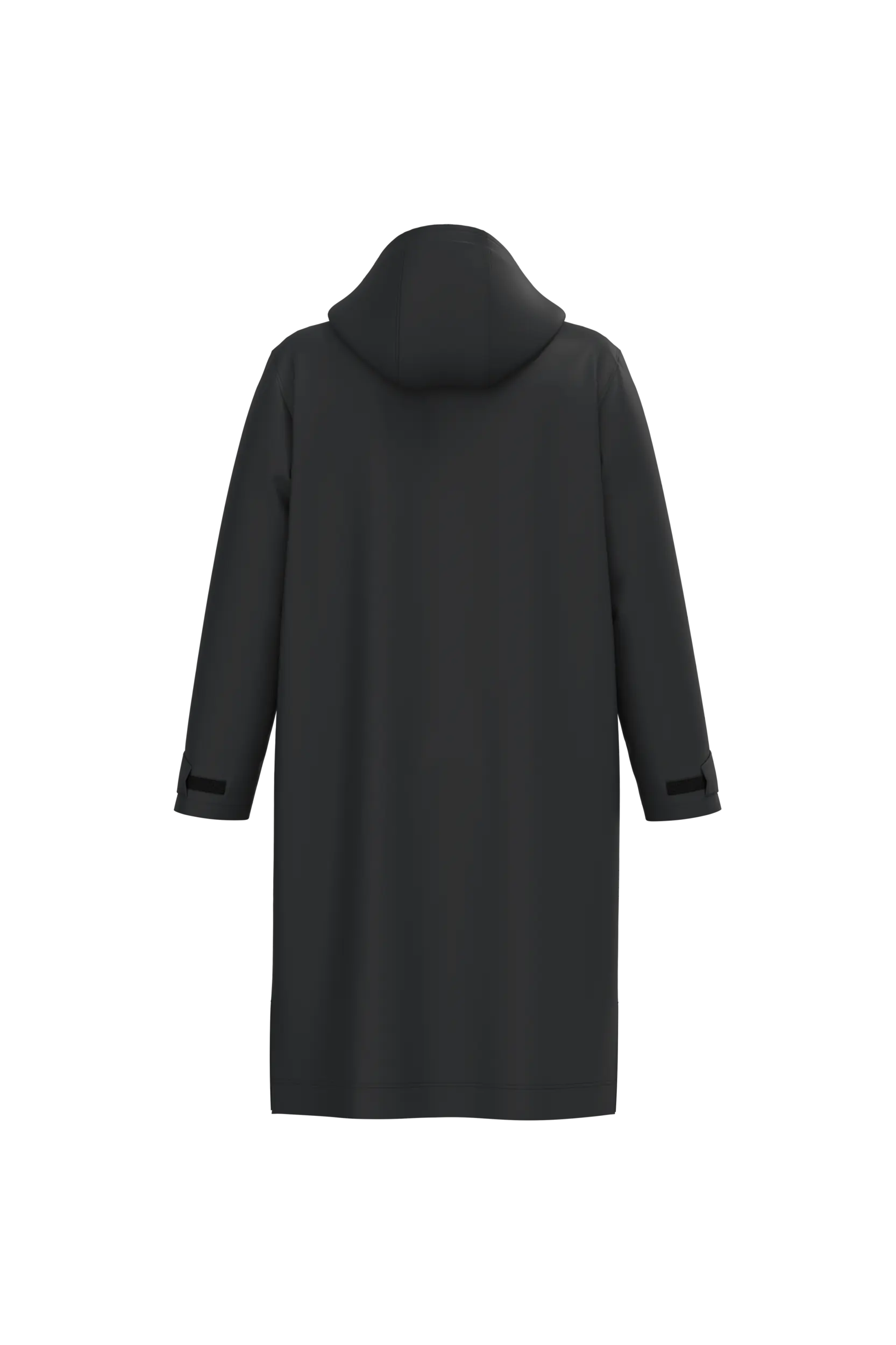 Parka larga con forro de sherpa unisex