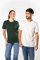 Camiseta de manga corta y cuello redondo unisex