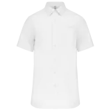 Camisa popelina manga corta hombre