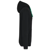 Sudadera capucha contrastada hombre
