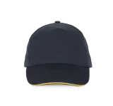 Gorra con sandwich contrastado 5 paneles