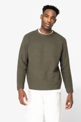Jersey ecorresponsable de punto grueso hombre