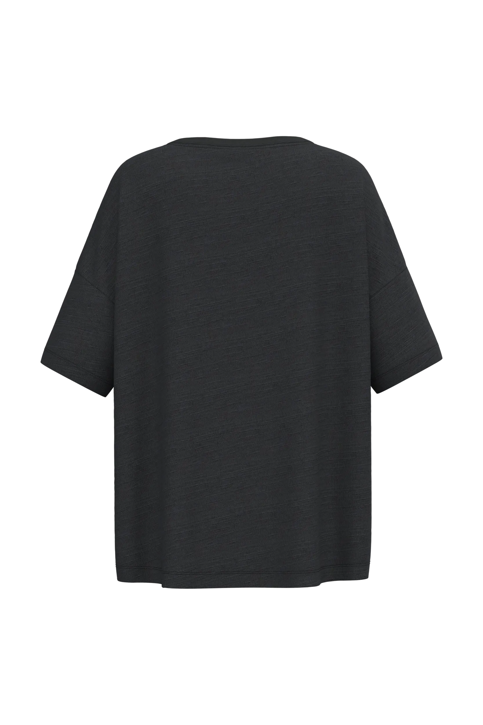 Camiseta ecorresponsable slub oversize mujer