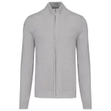 Chaqueta de punto con cremallera hombre