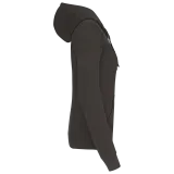 Sudadera capucha contrastada mujer