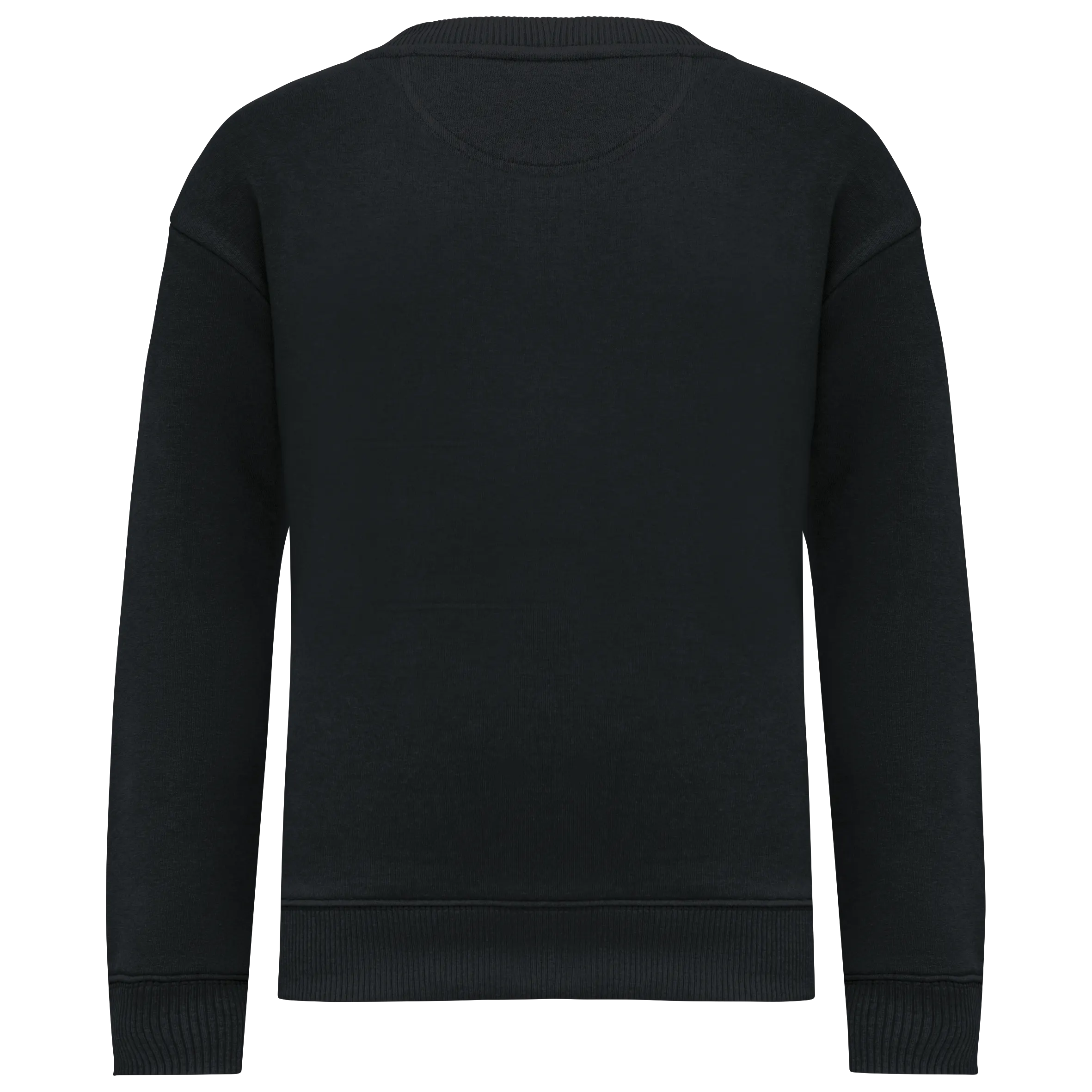 Sudadera ecorresponsable de cuello redondo oversize infantil