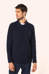 Polo Supima® manga larga hombre