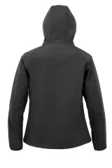 Chaqueta softshell reciclada de 3 capas con capucha mujer