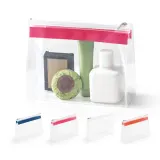 CHASTAIN. Neceser transparente en EVA con cremallera