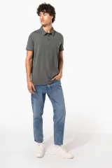 Polo jersey manga corta hombre