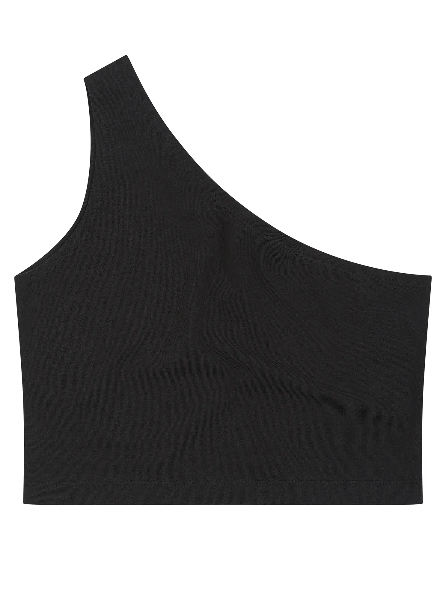 Top asimétrico para mujer