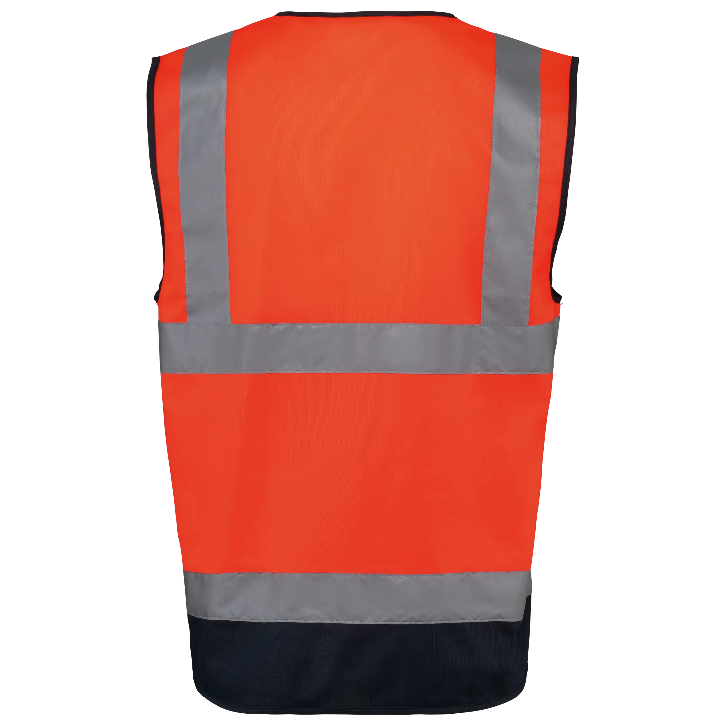 Chaleco de seguridad alta visibilidad reciclado con cremallera unisex