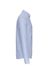 Camisa oxford lavada manga larga