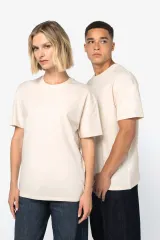 Camiseta ecorresponsable de hombros caídos unisex