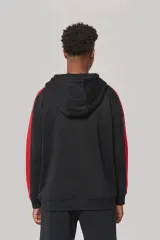 Sudadera de equipo bicolor con capucha unisex