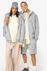 Sudadera ecorresponsable con cremallera y forro de sherpa unisex