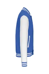 Cazadora de felpa tipo béisbolera unisex