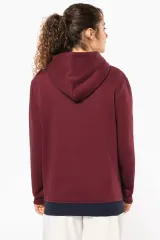 Sudadera tricolor con capucha unisex
