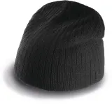 Gorro de punto acanalado
