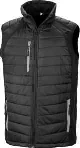 Chaleco Softshell Black Compass acolchado reciclado