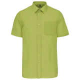 Camisa popelina de polialgodón manga corta de fácil cuidado hombre